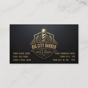 Tarjetas de Visita de Barbero