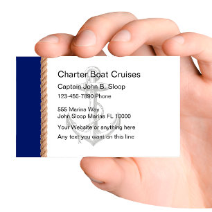 Tarjetas de visita de Barco de Carta