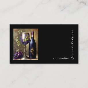Tarjetas de visita de Bartender Sommelier