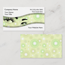 Tarjetas de visita de Beauty Eyelash