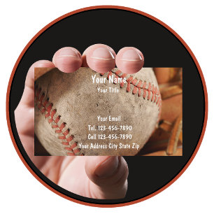 Tarjetas de visita de béisbol