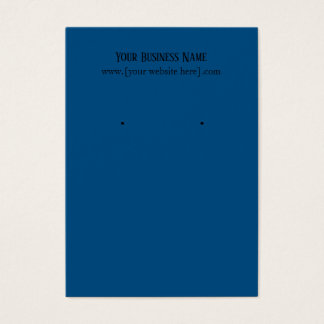 Tarjetas de visita de Blue Earring