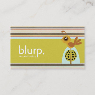 Tarjetas de visita de Blurp Partridge