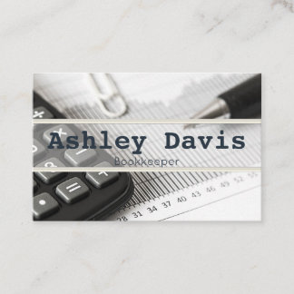 Tarjetas de visita de Bookkeeper