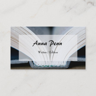 Tarjetas de visita de Booklover