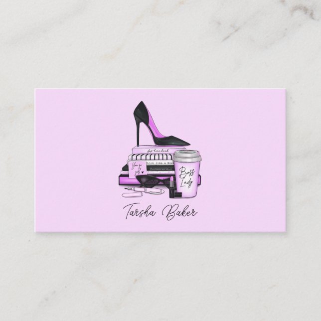 Tarjetas de visita de Boss Lady (Anverso)