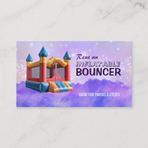 Tarjetas de visita de Bouncer inflables
