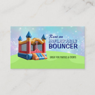 Tarjetas de visita de Bouncer inflables