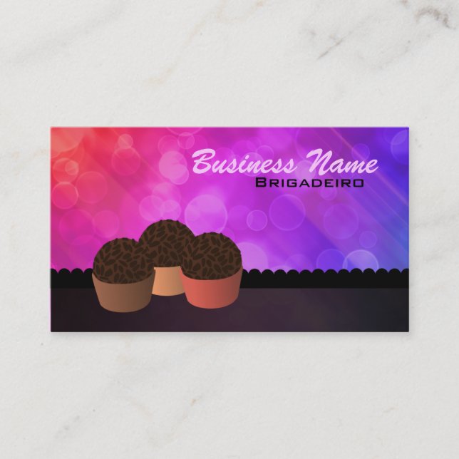 Tarjetas de visita de Brigadeiro (Anverso)