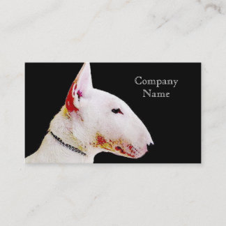 Tarjetas de visita de bull terrier