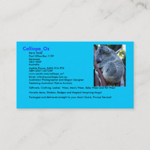Tarjetas de visita de Calliope_Oz