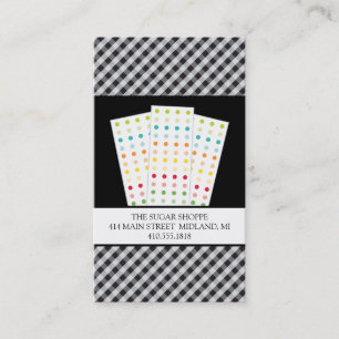 Tarjetas de visita de Candy Shop