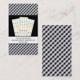 Tarjetas de visita de Candy Shop