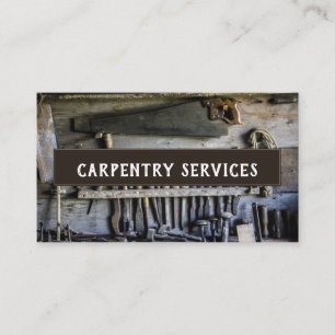Tarjetas de Visita de Carpintero