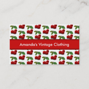 tarjetas de visita de cereza tarjetas de visita de