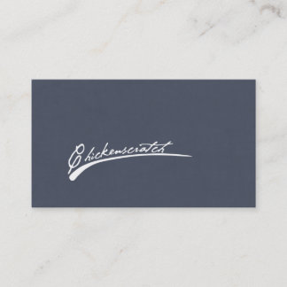 Tarjetas de visita de Chickenscratch
