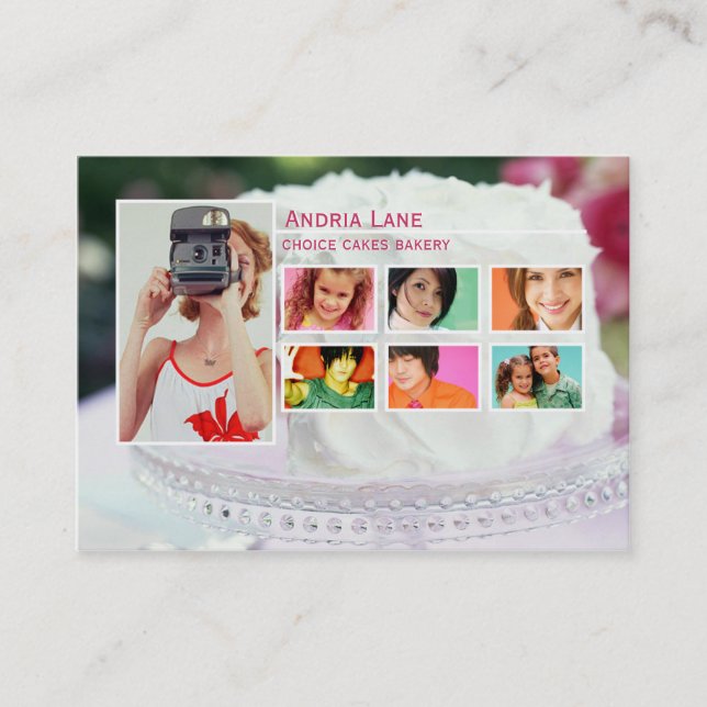 Tarjetas de visita de Choice Cakes Chubby (Anverso)