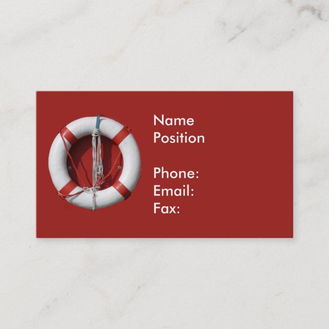 Tarjetas de visita de ciclo de vida (Anverso)