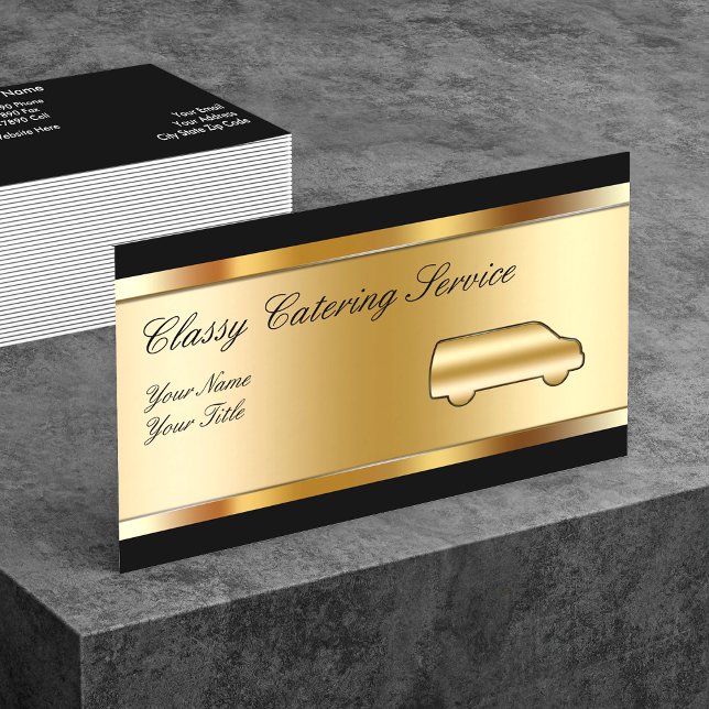 Tarjetas de visita de Classy Catering Service (Subido por el creador)