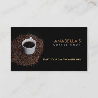 Tarjetas de visita de Coffee Shop
