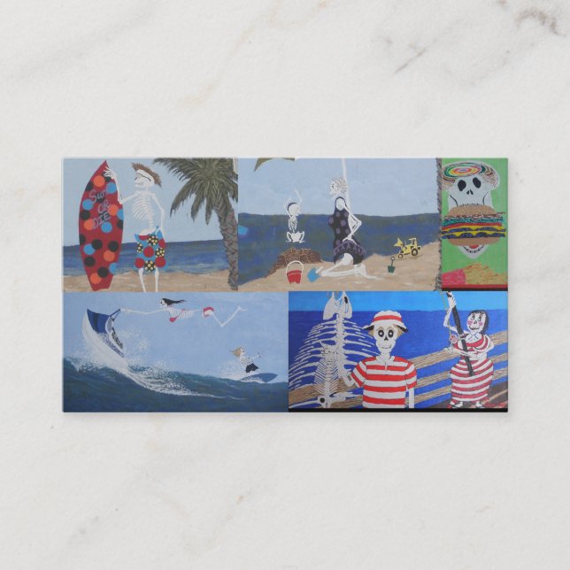 Tarjetas de visita de colección de galerías de Cra (Anverso)