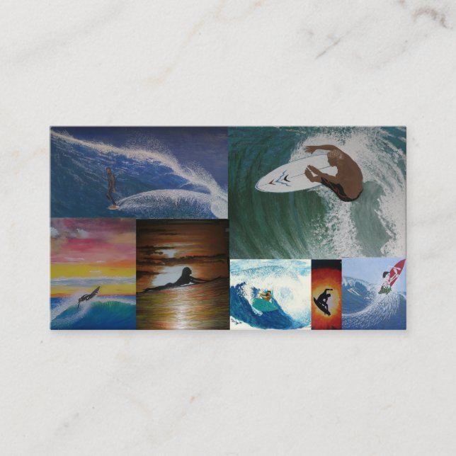 Tarjetas de visita de colección de galerías de Cra (Anverso)