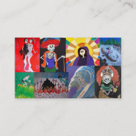 Tarjetas de visita de colección de galerías de Cra