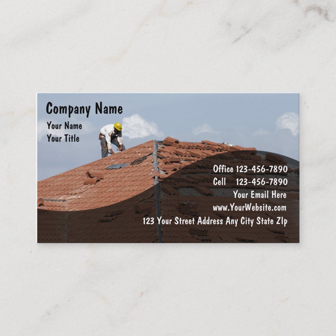 Tarjetas de visita de construcción | Zazzle.es