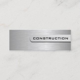 Tarjetas de visita de construcción