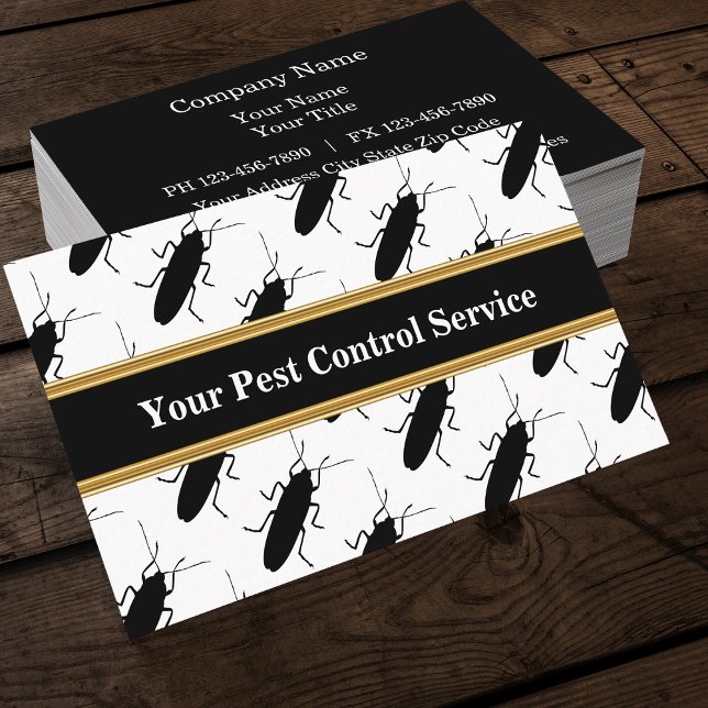 Tarjetas de visita de control de plagas (Subido por el creador)