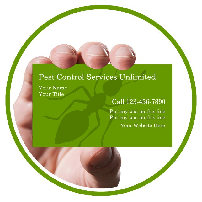 Tarjetas de visita de control de plagas (Subido por el creador)