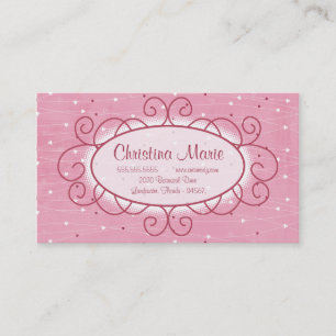 Tarjetas de visita de corazón y amor