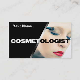 Tarjetas de visita de Cosmetólogo únicas