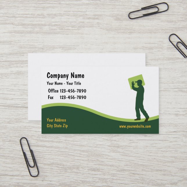 Tarjetas de Visita de Courier (Anverso/Reverso In Situ)