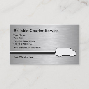 Tarjetas de visita de Courier