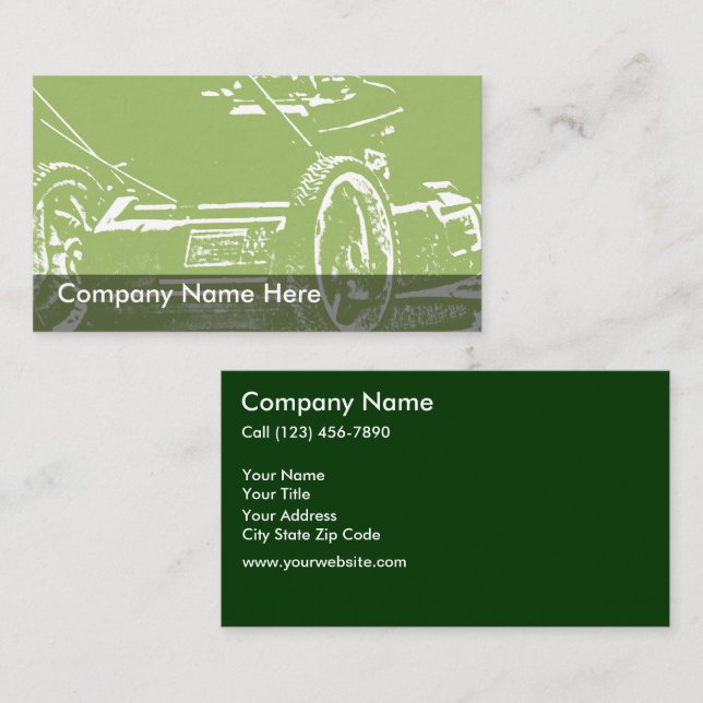 Tarjetas de visita de cuidado del jardín (Anverso / Reverso)