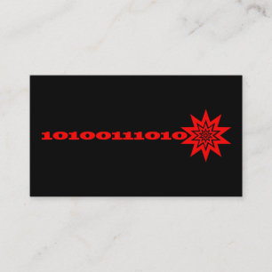 Tarjetas de visita de datos láser