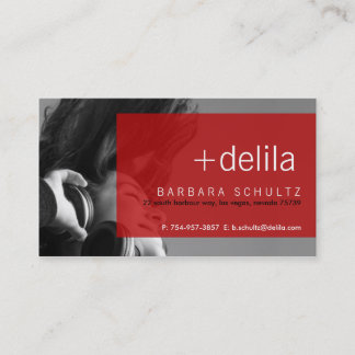 Tarjetas de visita de Delila