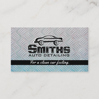 Tarjetas de visita de detalle autos