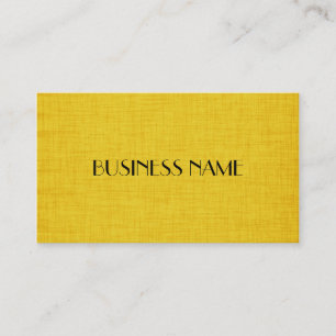 Tarjetas de visita de diseño amarillo