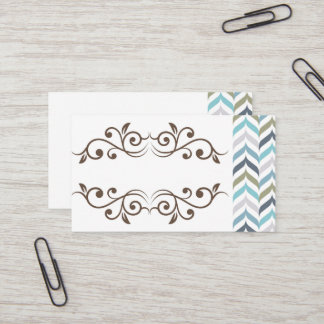 Tarjetas de visita de diseño con clase