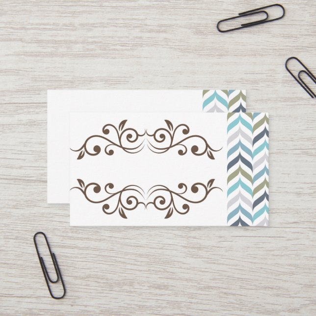 Tarjetas de visita de diseño con clase (Anverso/Reverso In Situ)