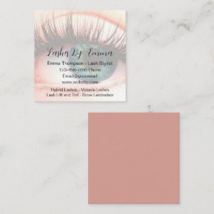 Tarjetas de visita de diseño Eyelash Stylist Trend