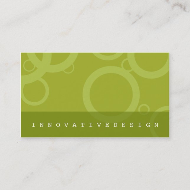 Tarjetas de visita de diseño innovadoras (Anverso)