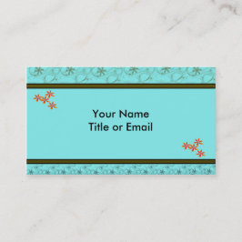 Tarjetas de visita de diseño retro