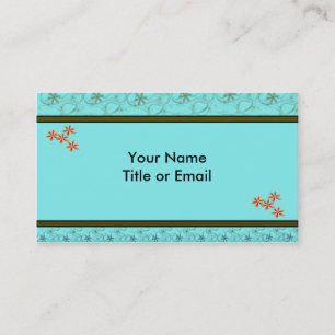 Tarjetas de visita de diseño retro