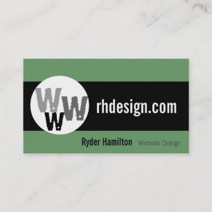Tarjetas de visita de diseño web