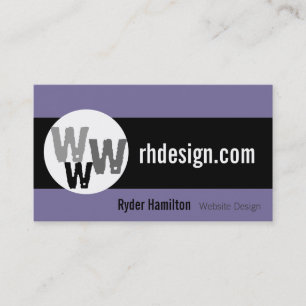Tarjetas de visita de diseño web