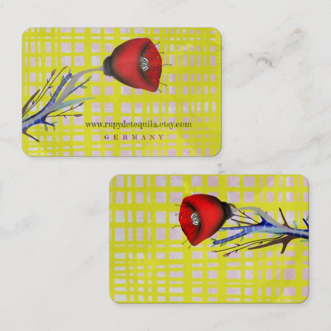 Tarjetas de visita de disquete (Anverso / Reverso)