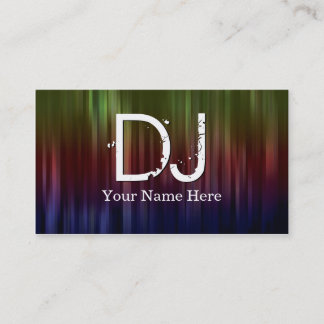 Tarjetas de visita de DJ